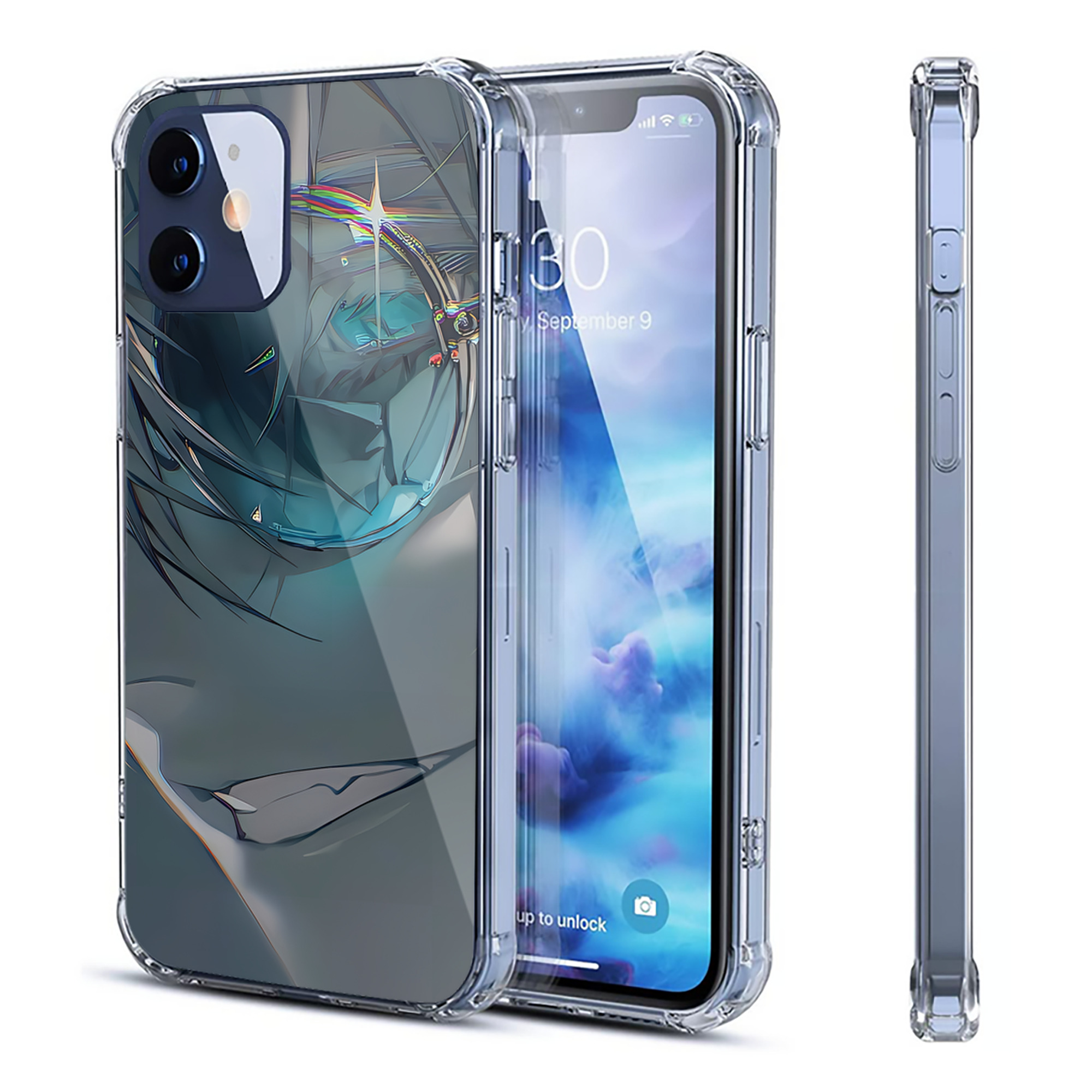 （画像用） SPY×FAMILY间谍家家酒 【iPhone 12シリーズ対応】透明スマホケース（クリアソフトケース）
